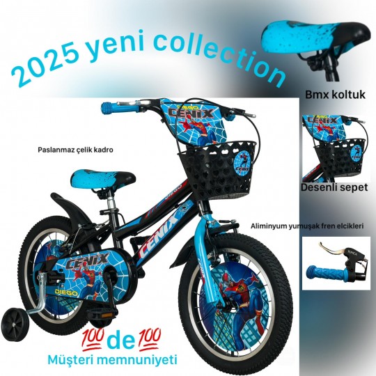 16 Jant Cenix diego lüx Çocuk Bİsikleti BMX  6-8 Yaş