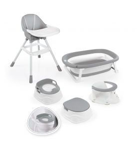 Dolu Bebek çeyiz set mama sandalyesi adaptör lazımlık katlanır küvet vakumlu banyo oturağı